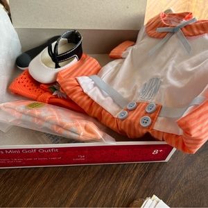 NIB American Girl Doll Kit’s Mini Golf Outfit